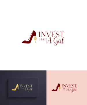 Invest Like A Girl | Logo Design by Amethystica