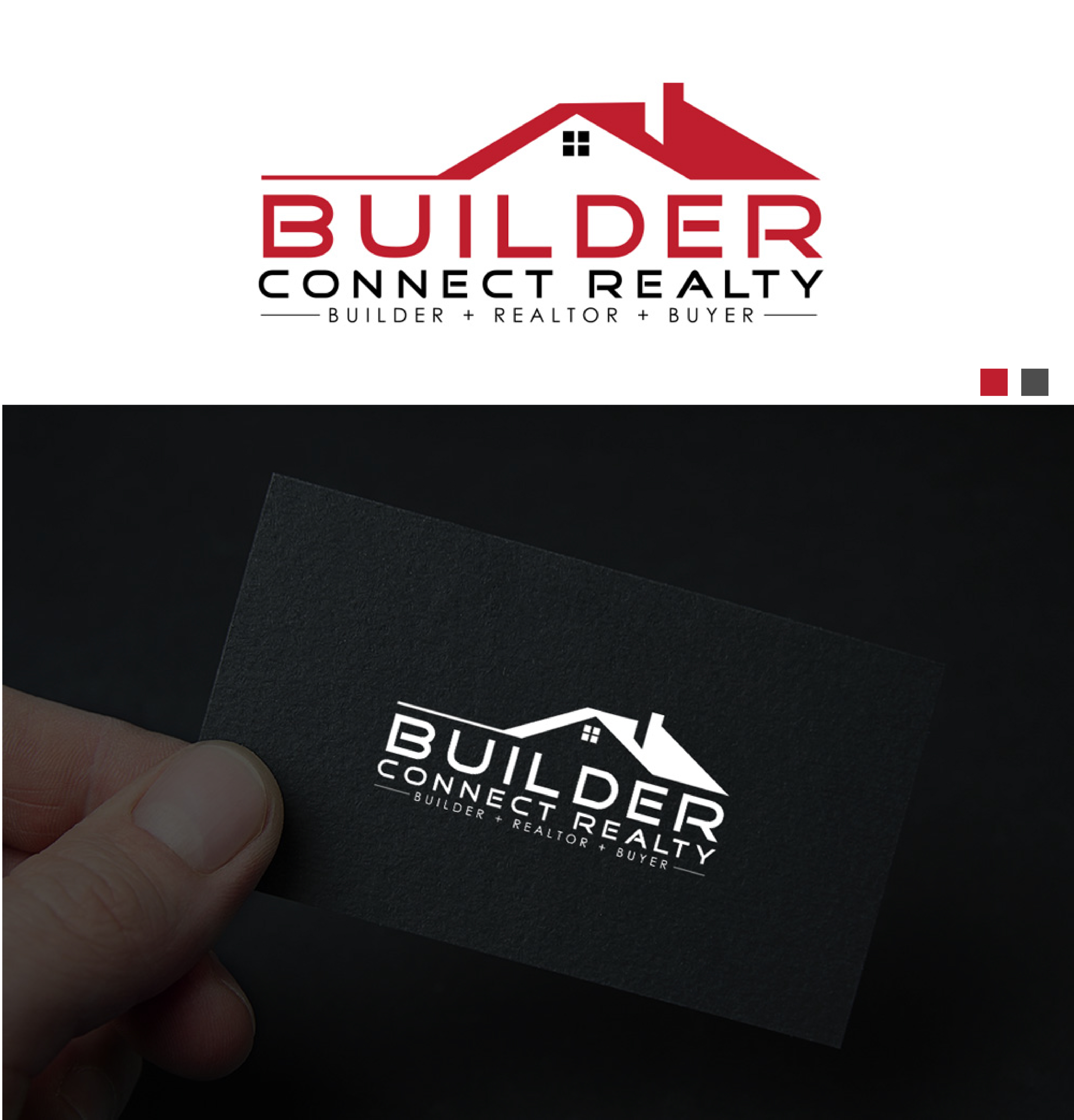 Logo Design by alex jordan 2 for Builder Connect Realty | Design #25899838