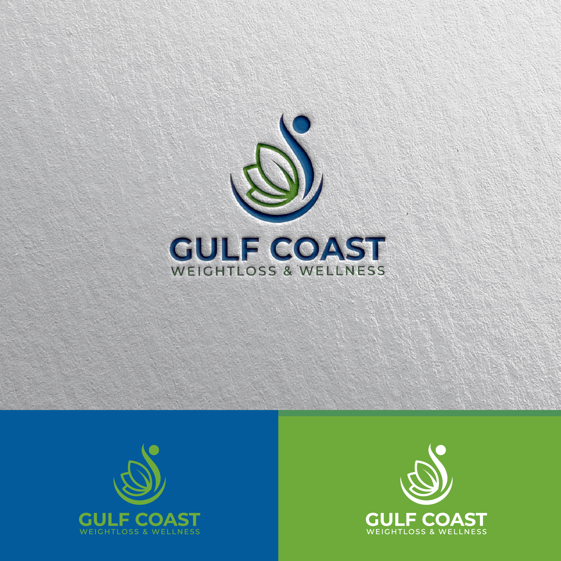 Logo Design by pinkeart for Gulf Coast Weightloss & Wellness, LLC. | Design #25868766
