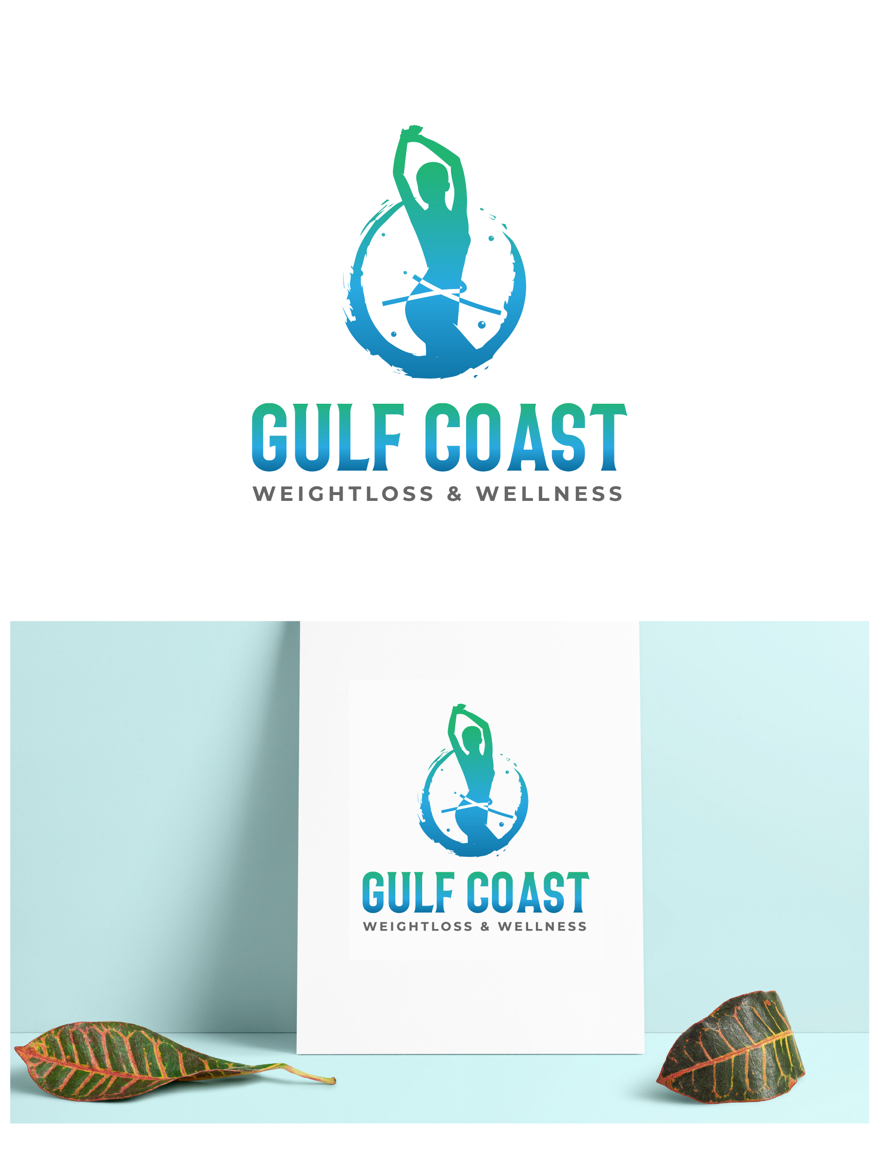 Logo-Design von pinkeart für Gulf Coast Weightloss & Wellness, LLC. | Design #25876817