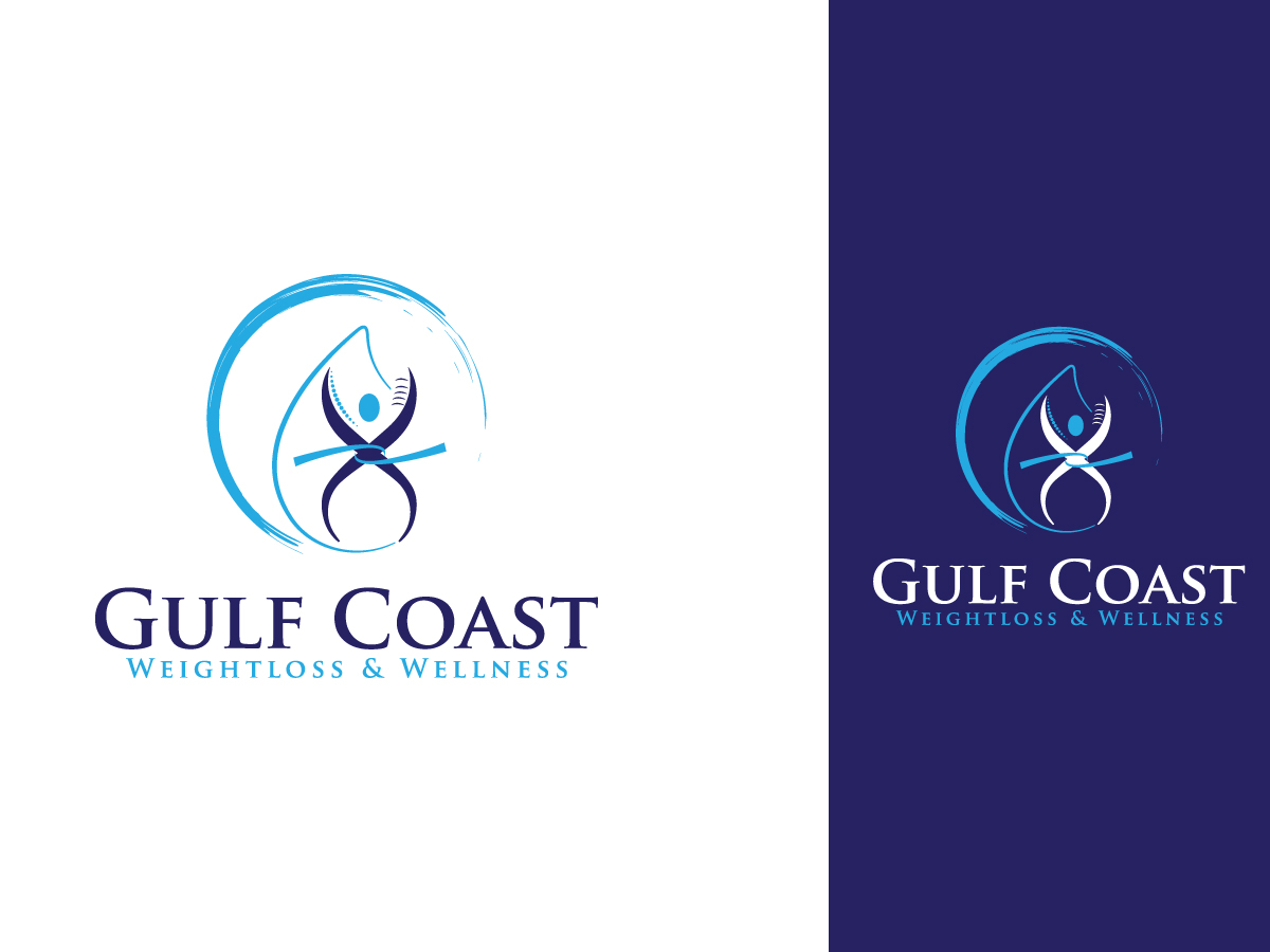 Logo Design by alpha hop for Gulf Coast Weightloss & Wellness, LLC. | Design #25873900