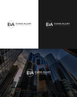 Evans Injury Attorneys | Logo Design by R Graphic