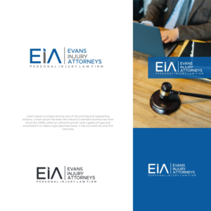 Evans Injury Attorneys | Logo Design by SigmaStudio
