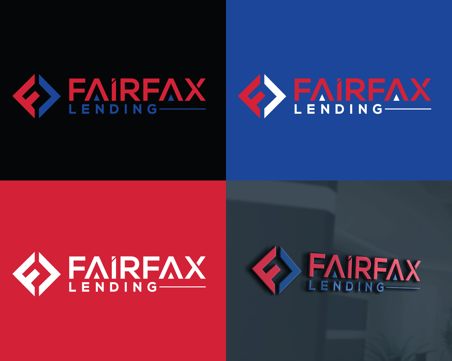 Logo-Design von Atec für Fairfax Lending, Inc. | Design #25869280