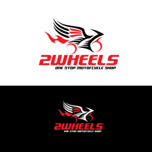 2WHEELS / 'One stop motorcycle shop' or 'one stop shop'  | Diseño de Logo por Graphic Bricks
