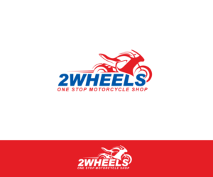 2WHEELS / 'One stop motorcycle shop' or 'one stop shop'  | Diseño de Logo por step forward 2