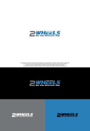 2WHEELS / 'One stop motorcycle shop' or 'one stop shop'  | Diseño de Logo por siti MWDesign