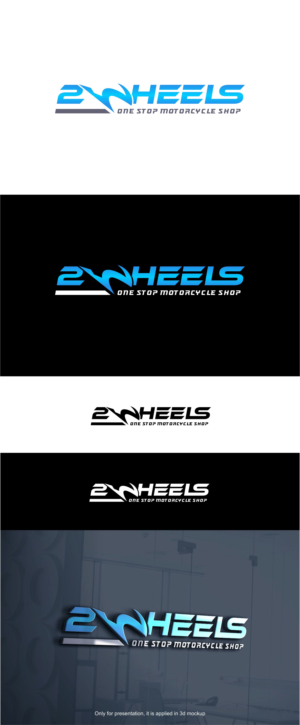 2WHEELS / 'One stop motorcycle shop' or 'one stop shop'  | Diseño de Logo por RAN MEI JS