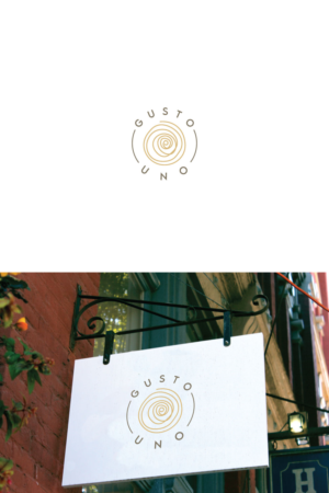Gusto Uno or Gusto 1 | Logo Design by macadesign