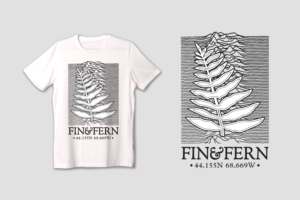 Modern restaurant uniform for fun restaurant on rustic island in Maine USA | Diseño de Camiseta por desainerd