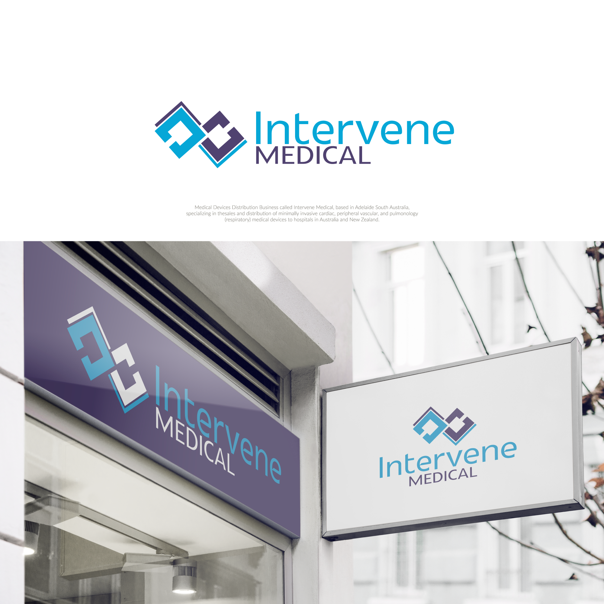 Logo Design by UMBRA Designs for Intervene Medical | Design #25887271