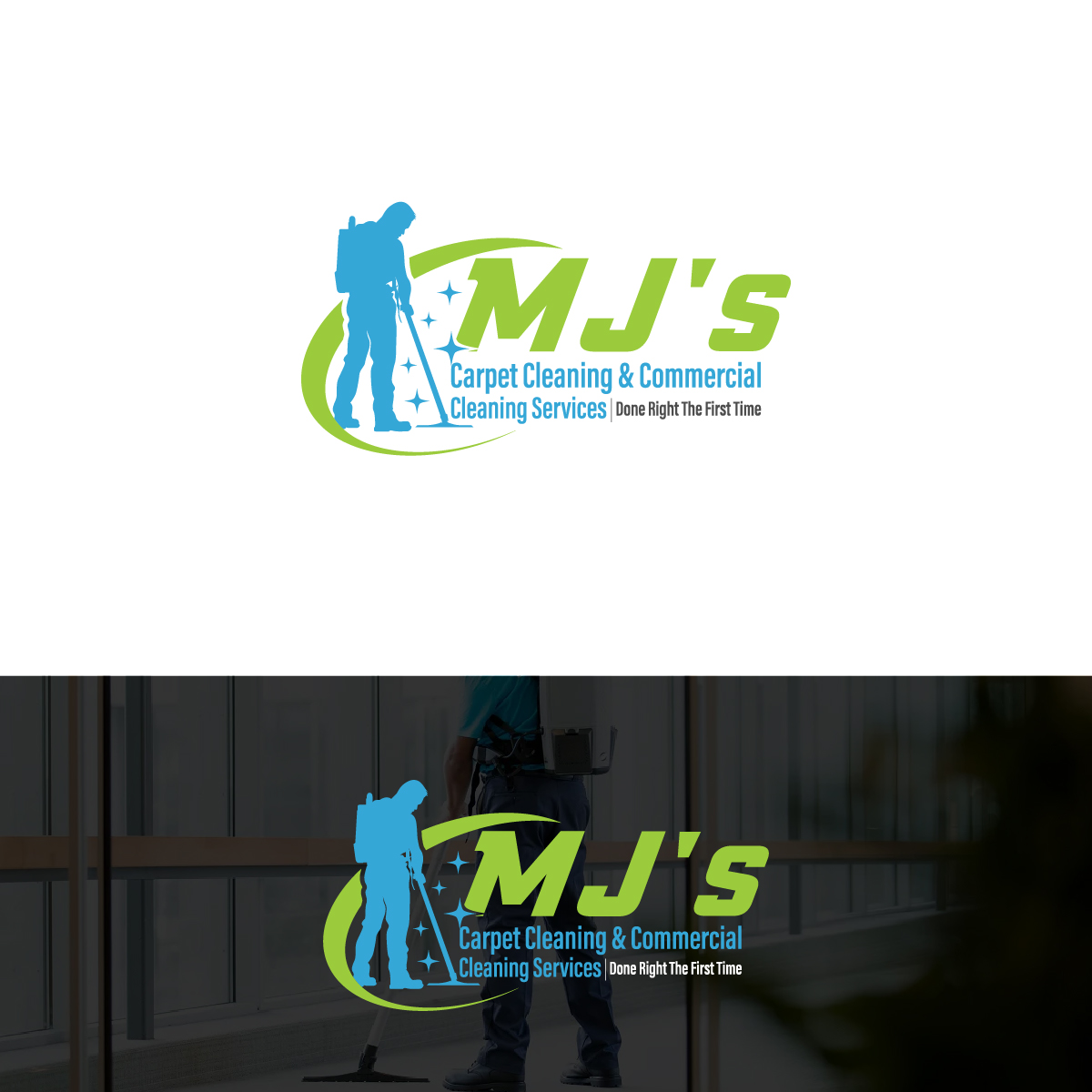 Logo Design by Deziners Zone for MJ's Carpet & Commercial Cleaning  | Design #25871975