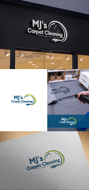 Logo Design by SL Designer for MJ's Carpet & Commercial Cleaning  | Design: #25869959