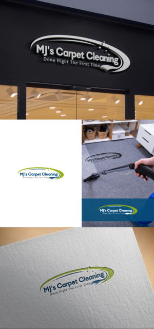 Logo Design by SL Designer for MJ's Carpet & Commercial Cleaning  | Design: #25869960