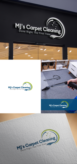 Logo Design by SL Designer for MJ's Carpet & Commercial Cleaning  | Design: #25870275