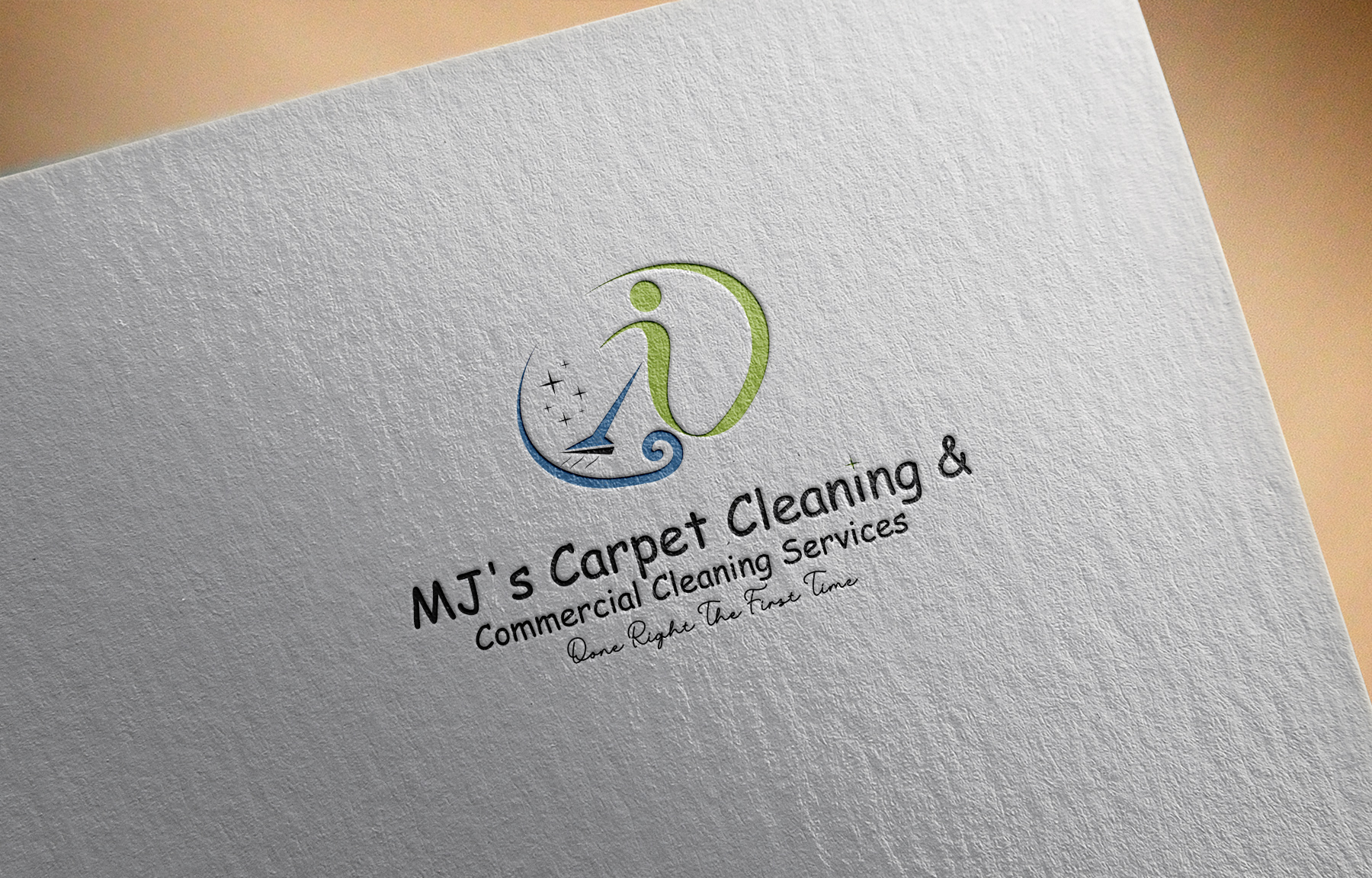 Logo Design by SL Designer for MJ's Carpet & Commercial Cleaning  | Design #25872417