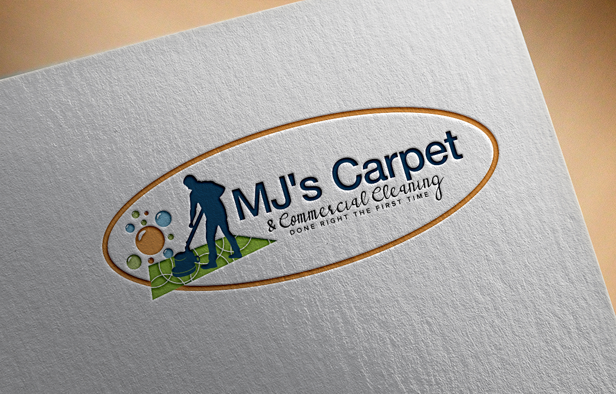 Diseño de Logo por 4tech services para MJ's Carpet & Commercial Cleaning  | Diseño #25872954