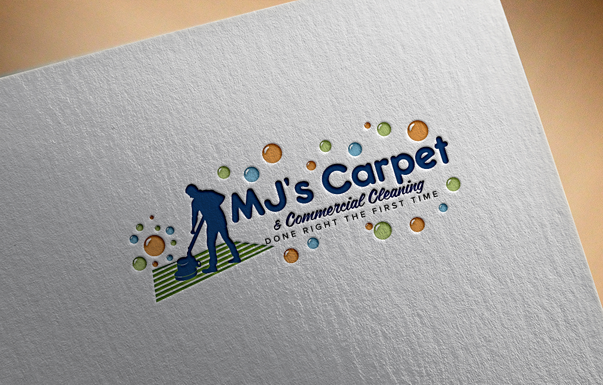 Logo Design by 4tech services for MJ's Carpet & Commercial Cleaning  | Design #25874789