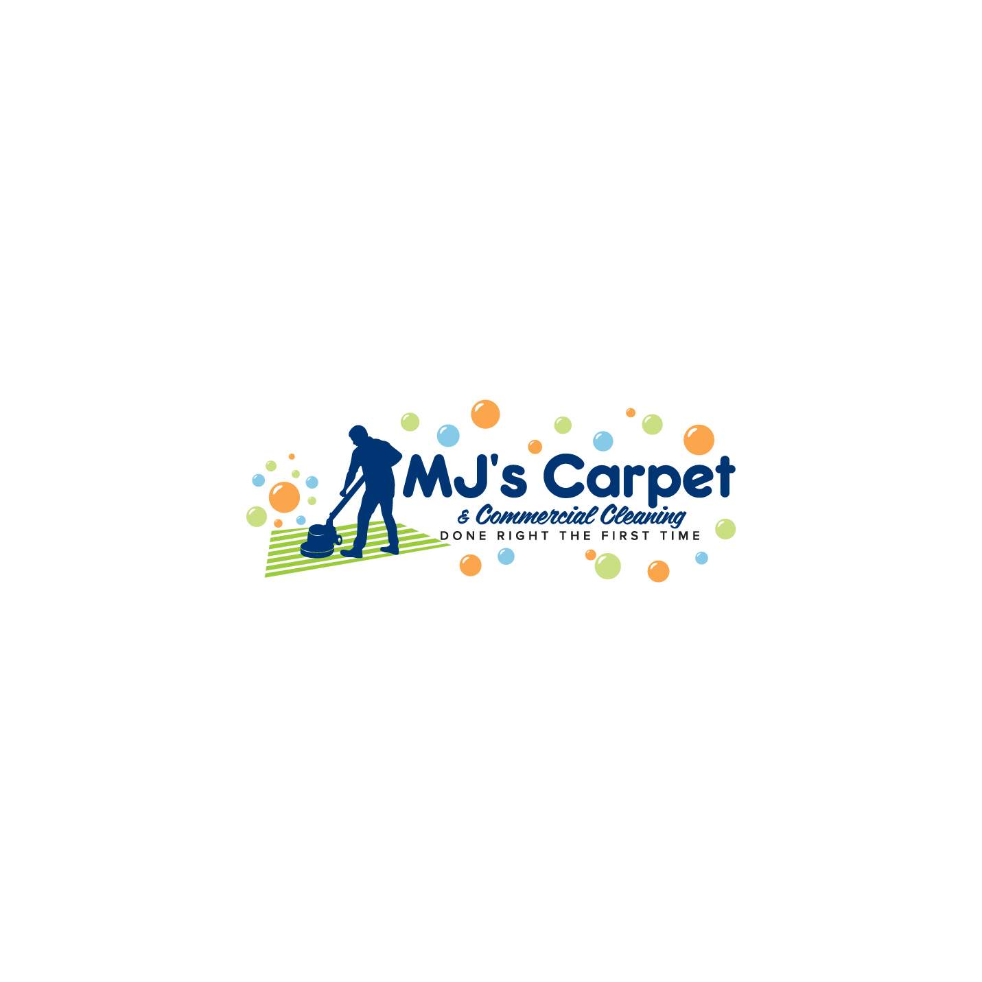 Logo Design by 4tech services for MJ's Carpet & Commercial Cleaning  | Design #25874790