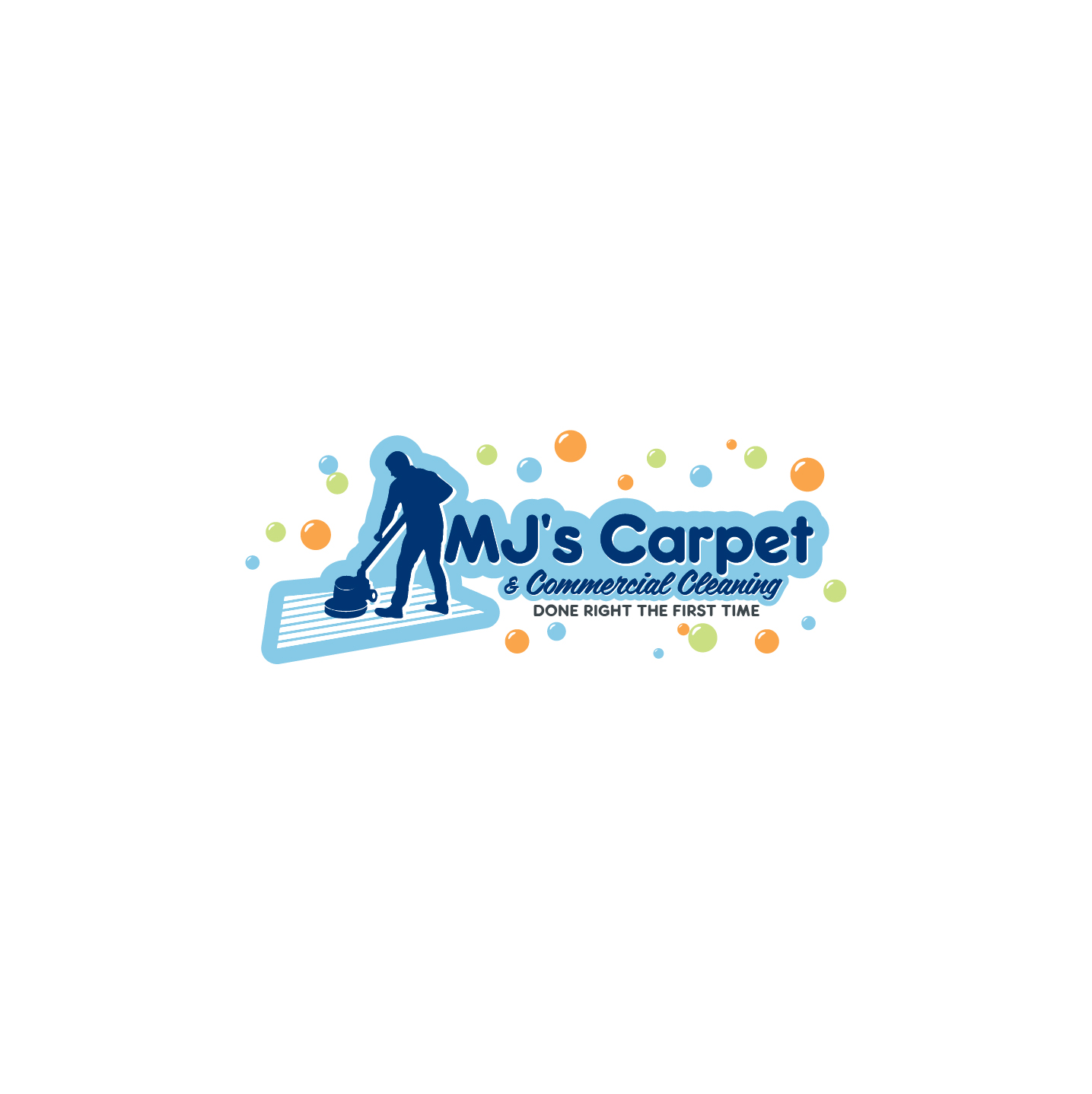 Diseño de Logo por 4tech services para MJ's Carpet & Commercial Cleaning  | Diseño #25875035