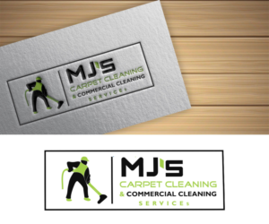 Logo Design by CreativeFeather for MJ's Carpet & Commercial Cleaning  | Design: #25874252