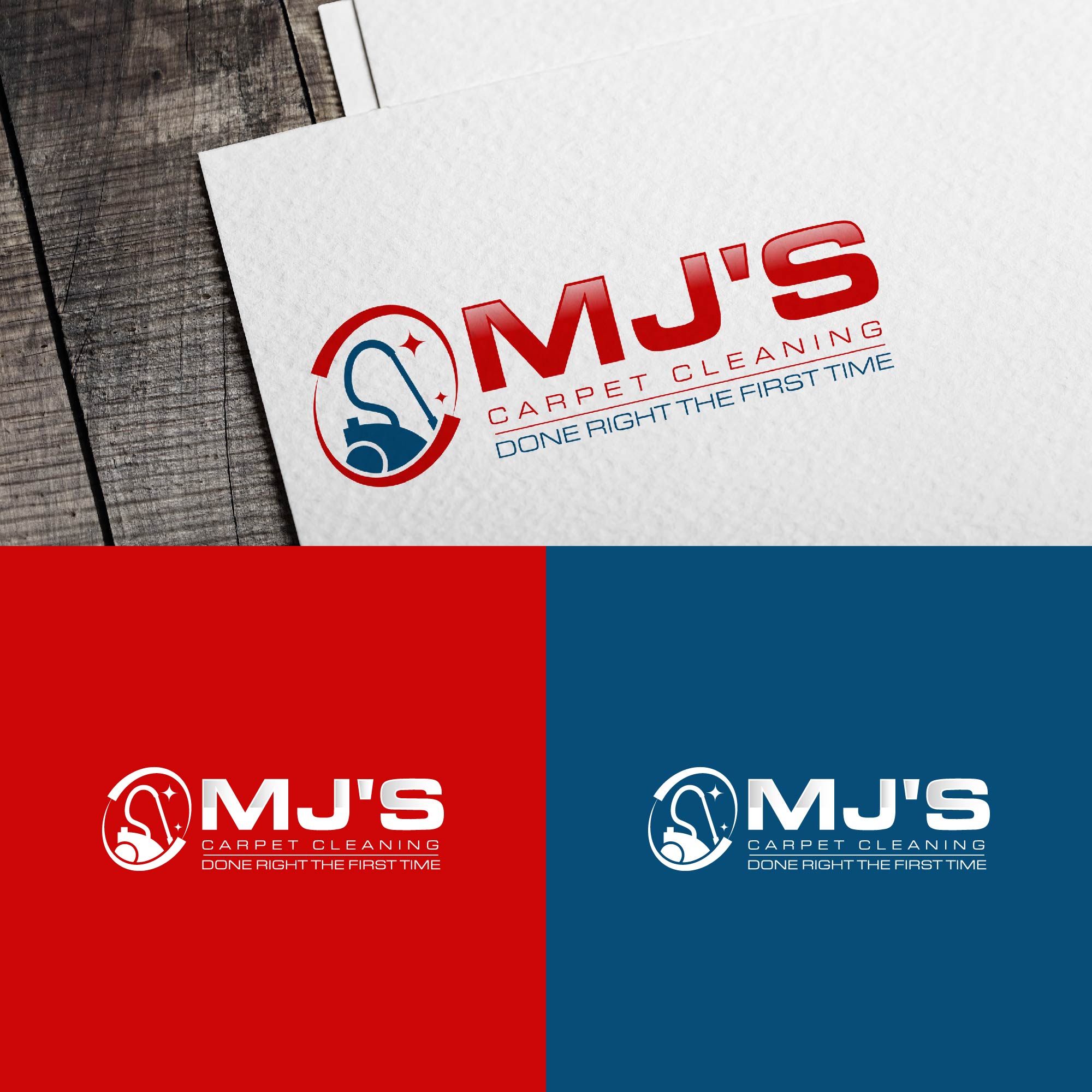Logo-Design von kaushal 05 für MJ's Carpet & Commercial Cleaning  | Design #25869274