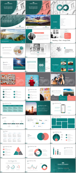 PowerPoint Design by IndreDesign for Connect & Develop | Design: #26318326