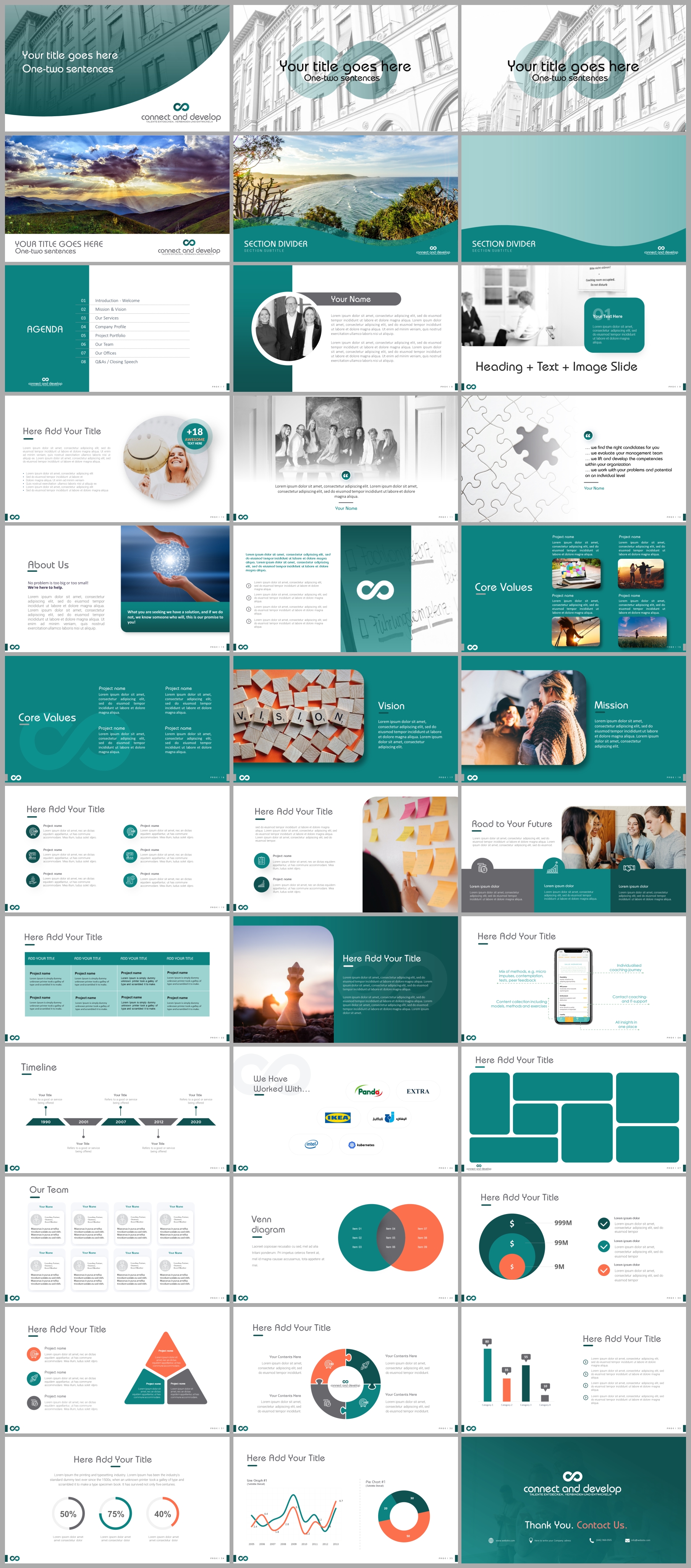 Diseño de PowerPoint por IndreDesign para Connect & Develop | Diseño #26385589