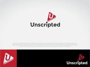 Unscripted | Logo-Design von dharlan