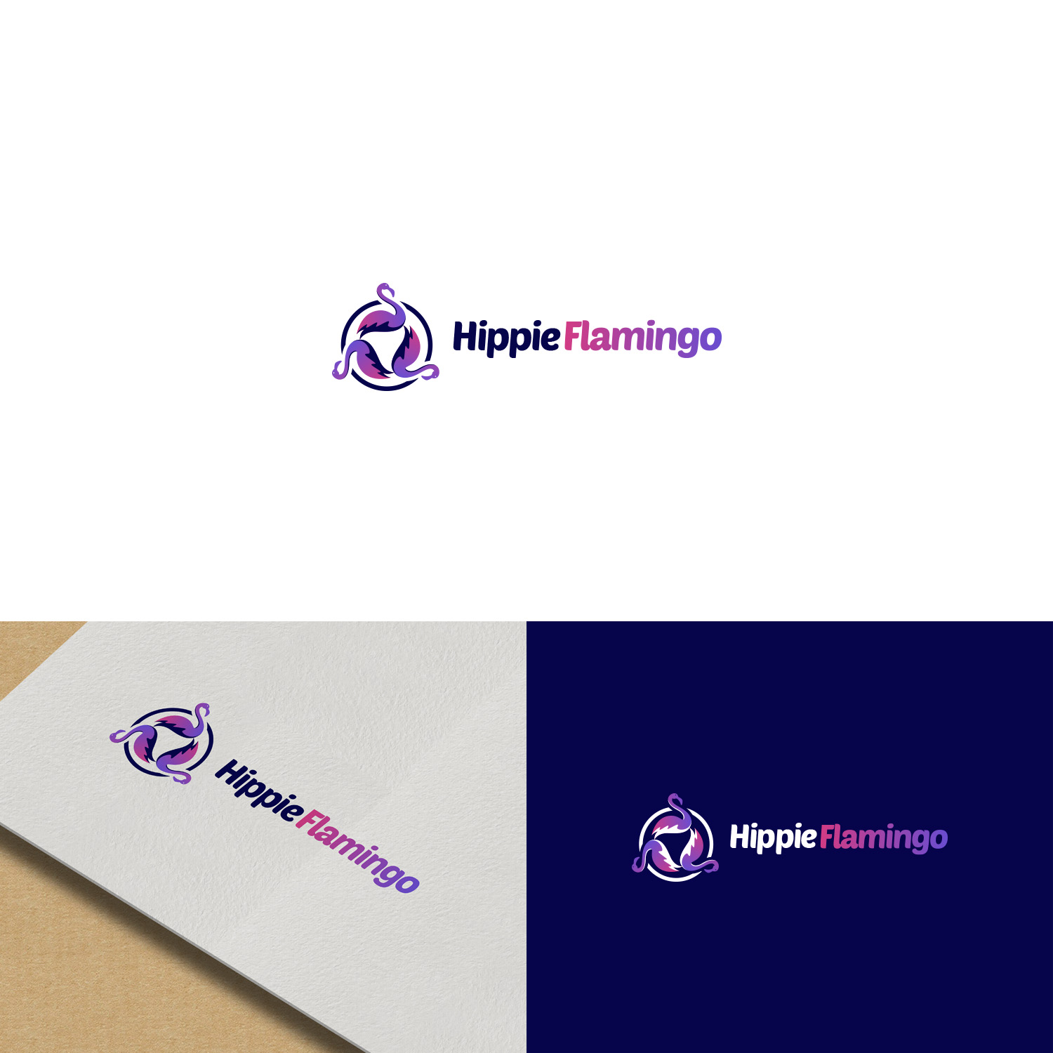 Logo Design by nzdesigners for Hippie Flamingo | Design #25883796
