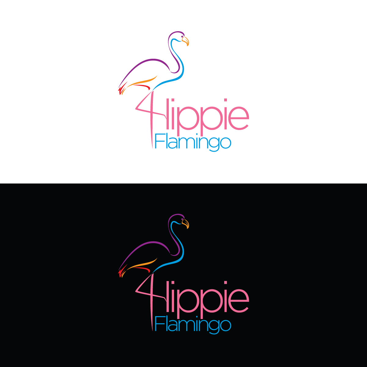 Logo Design by Magic of Art for Hippie Flamingo | Design #25873917