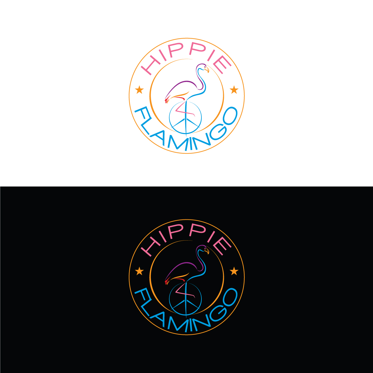 Logo-Design von Magic of Art für Hippie Flamingo | Design #25884759