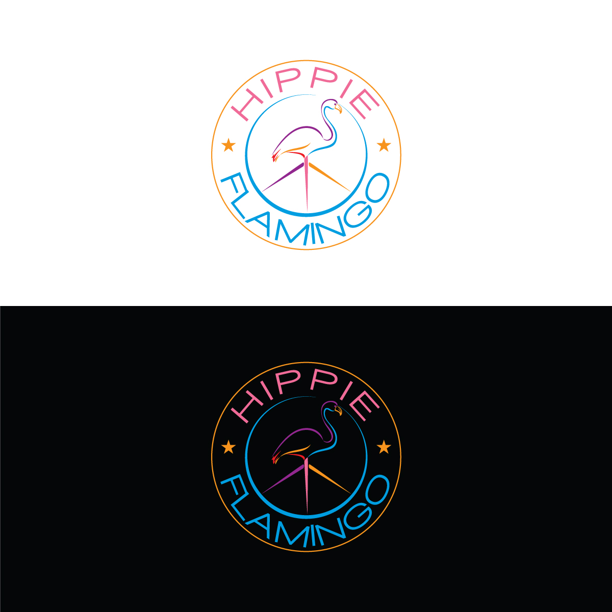Logo-Design von Magic of Art für Hippie Flamingo | Design #25884762