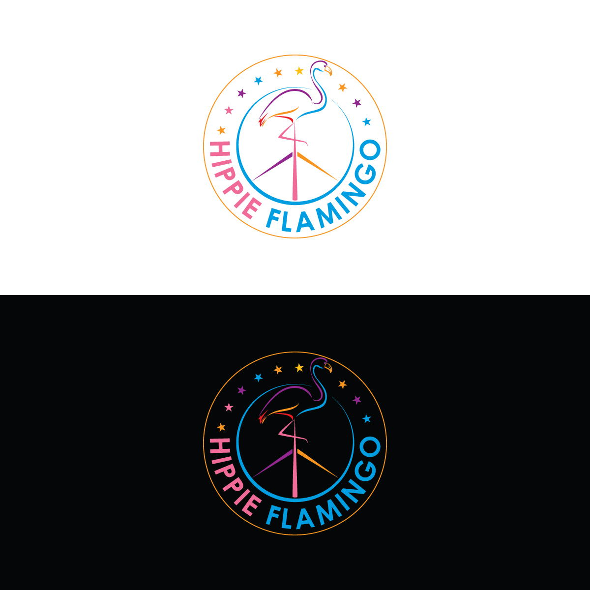 Logo Design by Magic of Art for Hippie Flamingo | Design #25889969