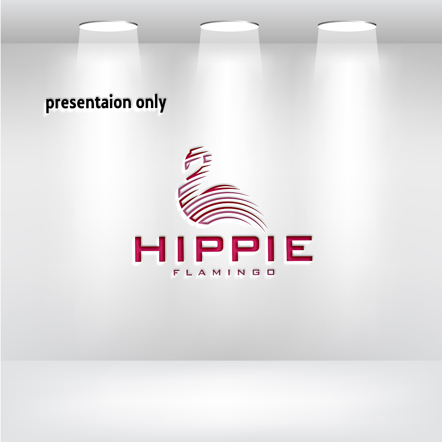 Logo Design by uitaki for Hippie Flamingo | Design #25873792