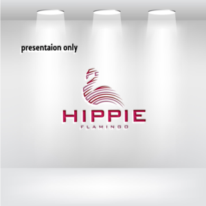 Hippie Flamingo | Diseño de Logo por uitaki