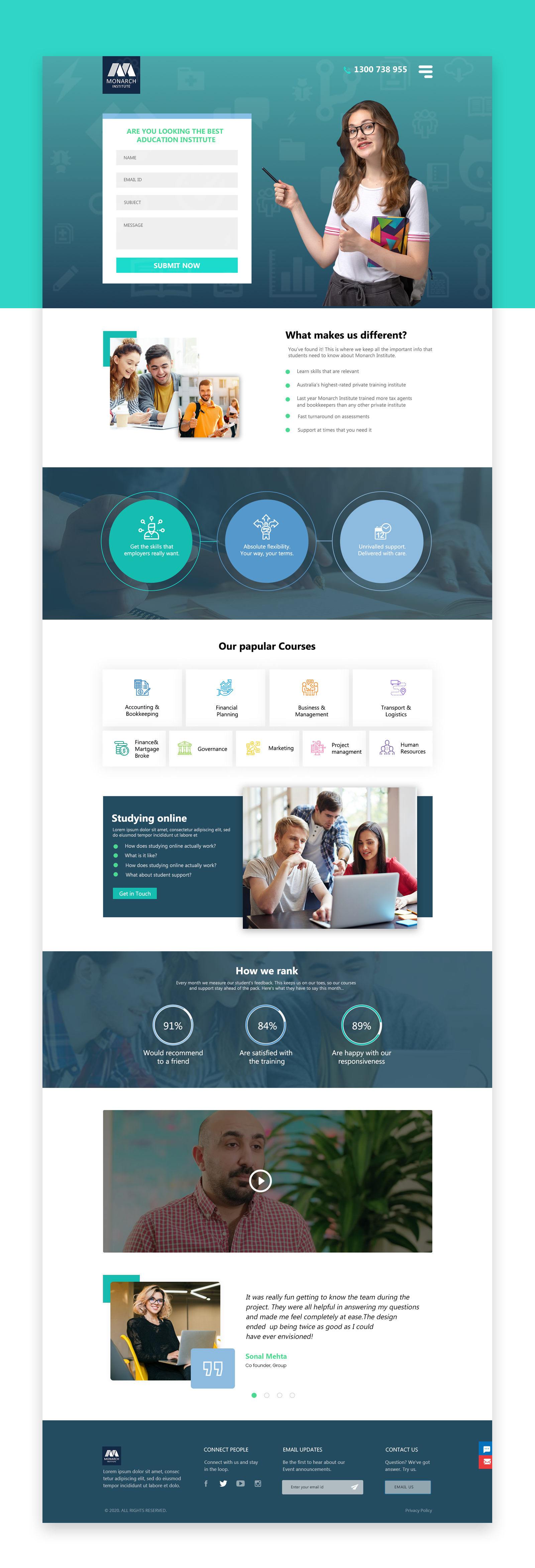 Diseño de Página de Aterrizaje por lemosys infotech para este proyecto | Diseño #25897723