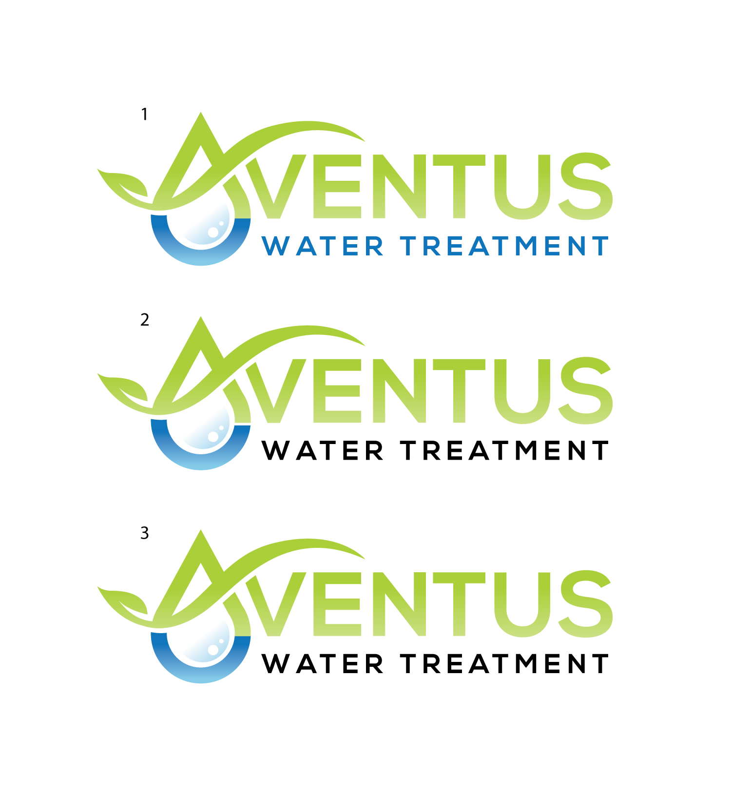 Serious, Masculine, Water Treatment Logo Design for Aventus Water