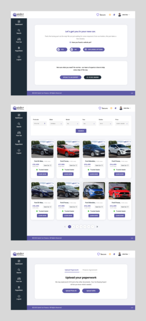 Web Design by pb for QUICK CAR FINANCE | Design: #25896100
