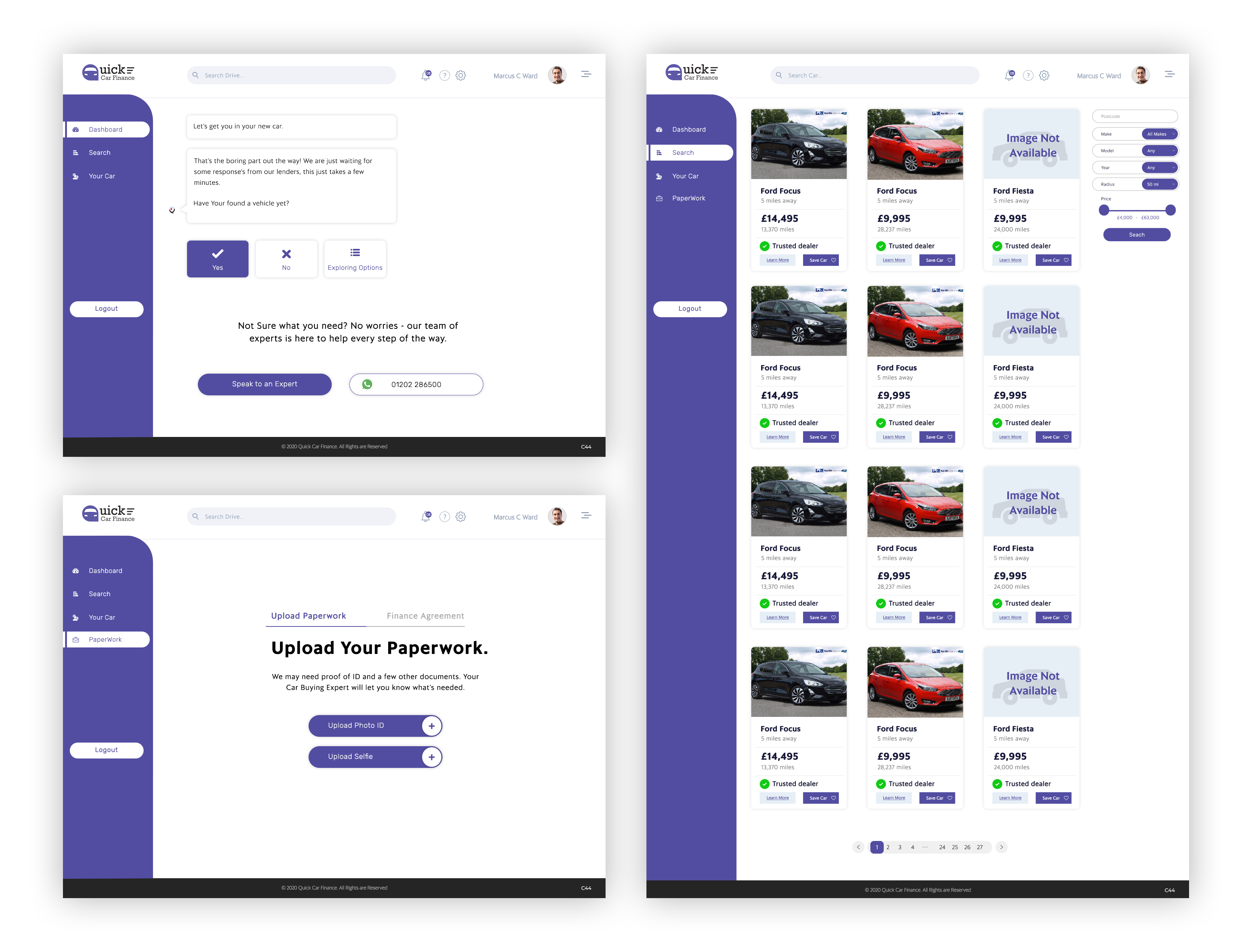 Web Design by pb for QUICK CAR FINANCE | Design #25896107
