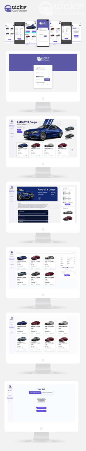 Web Design by Cre8r for QUICK CAR FINANCE | Design: #25898582