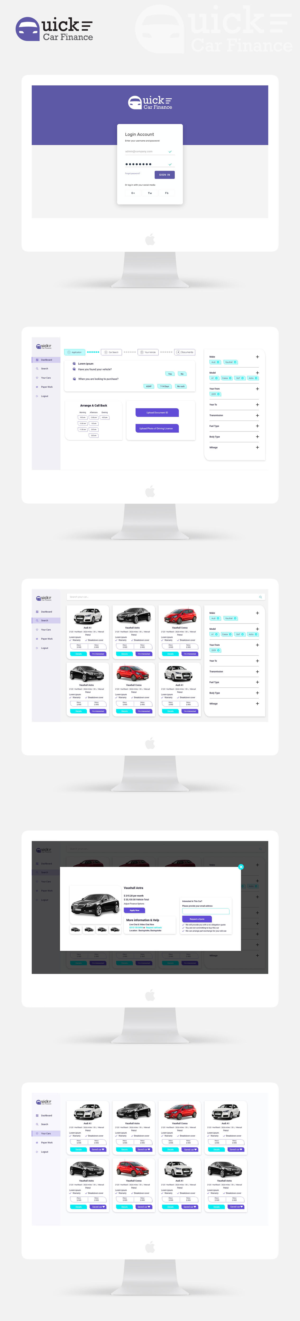 Web Design by Cre8r for QUICK CAR FINANCE | Design: #25905279