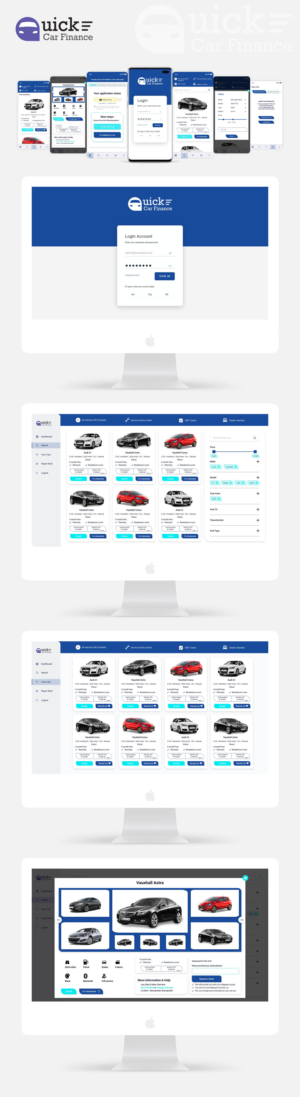 Web Design by Cre8rIN for QUICK CAR FINANCE | Design #25942954
