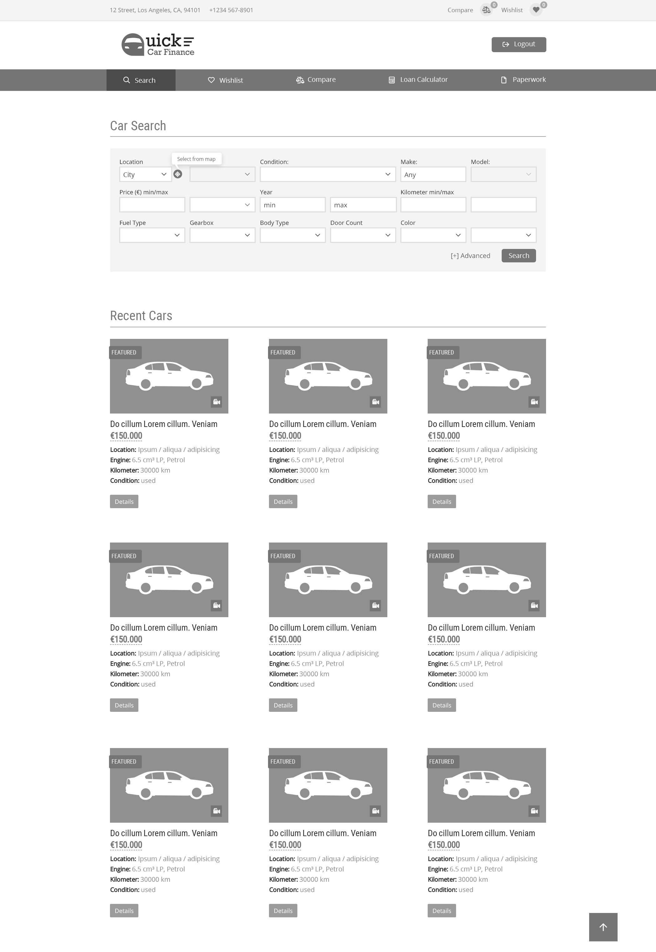 Web Design by Web Dev for QUICK CAR FINANCE | Design #25889769