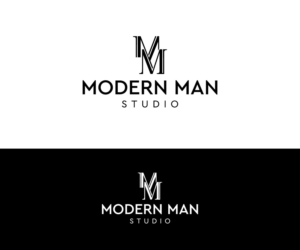 Modern Man Studio or Modern Man, or the MM in logo would be ok, but Modern Man in the title/logo. | Logo Design by Art Lancer