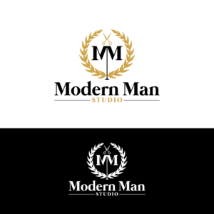 Modern Man Studio or Modern Man, or the MM in logo would be ok, but Modern Man in the title/logo. | Logo Design by Graphic Bricks
