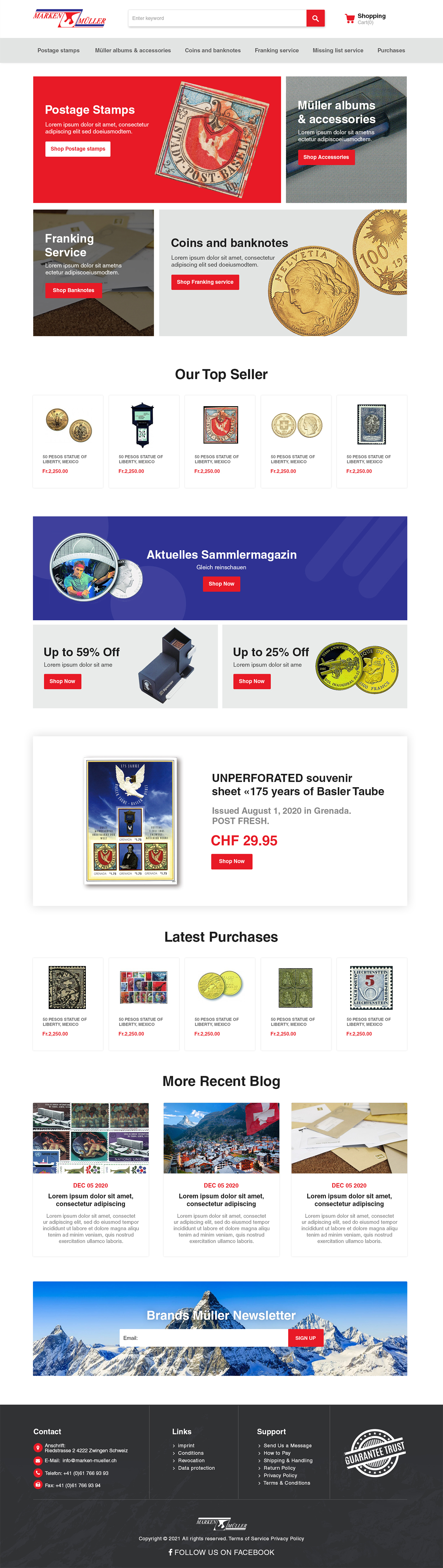 Shopify-Design von MAHABA für dieses Projekt | Design #26052824