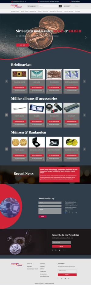 Shopify Design by Zayd for this project | Design: #25906403