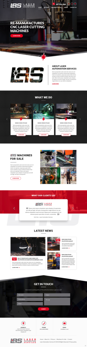 Web Design by pb for this project | Design: #25881434