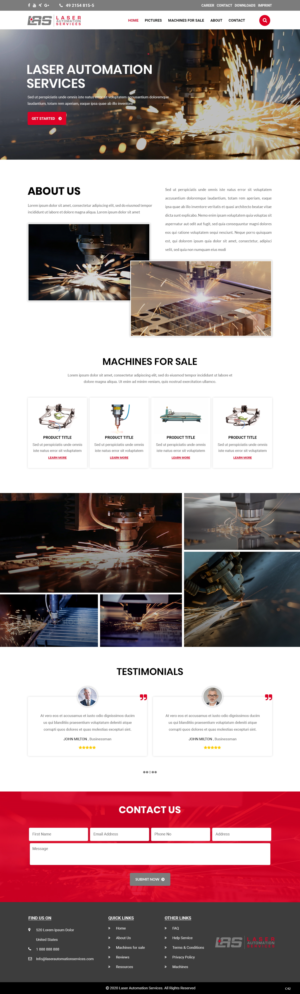 Web Design by pb for this project | Design: #25881439